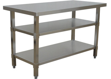 STAINLESS STEEL ISLAND BENCH - 1800 x 600MM