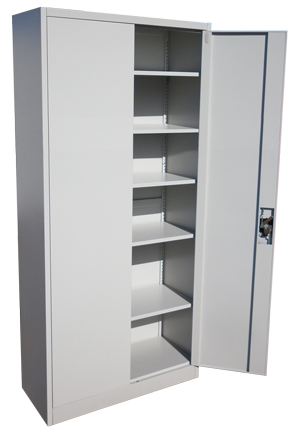 Storage Cabinet 2 4m Grey Economy Paramount Browns Adelaide