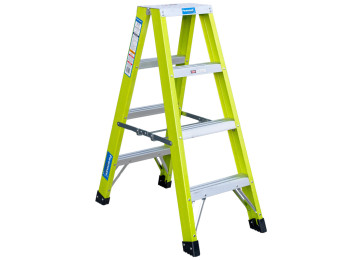 1.2M FIBREGLASS DOUBLE-SIDED STEP LADDER