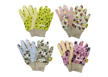 ASSORTED LITTLE GARDENER COTTON GLOVES