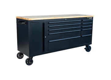 MOBILE WORKSTATION MAXI BLACK - 10 DRAWERS
