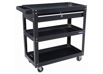 TOOL TROLLEY 3 TIER - BLACK